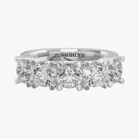 0.50-Carat Five-Stone Wedding Ring